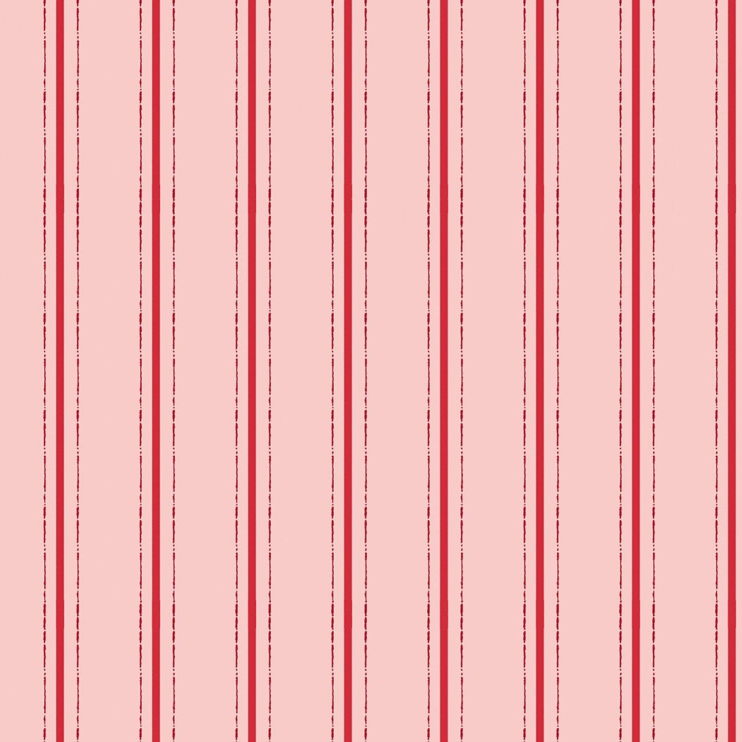 Ladybug Mania - Light Pink Stripe - Y3178-41 - Clothworks - Kids Prints - Flower