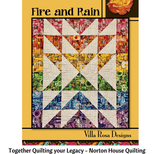 Fire and Rain Quilt Pattern - Villa Rosa Designs